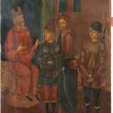 A LARGE ICON SHOWING CHRIST BEFORE PILATE - фото 1