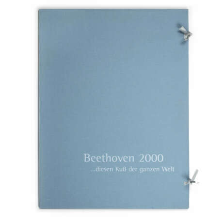 Beethoven 2000 (Günther Uecker and other artists) (F) Portfolio 'Beethoven 2000 - Diesen Kuß der - photo 1