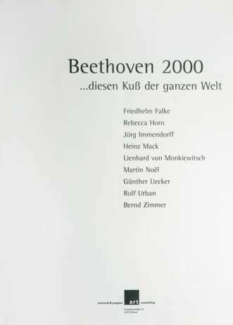 Beethoven 2000 (Günther Uecker and other artists) (F) Portfolio 'Beethoven 2000 - Diesen Kuß der - photo 5