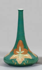 Seltene Meissen Jugendstil-Vase mit Pâte-sur-Pâte-Malerei