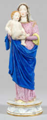 Seltene Meissen Figurengruppe "Madonna mit Kind"