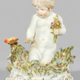 Seltene Meissen Figur "Kind mit Schmetterling" - фото 1