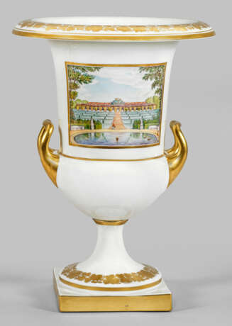 Kratervase mit der Ansicht von Schloss Sanssouci - photo 1