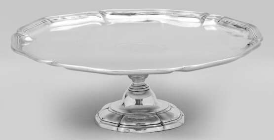 Seltene schwere Spätbarock-Tazza - photo 1