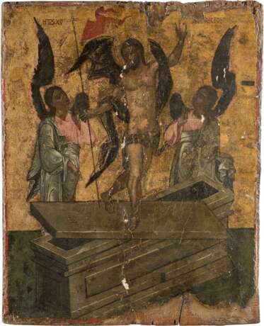 A LARGE ICON SHOWING THE RESURRECTION OF CHRIST - Foto 1