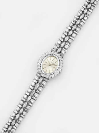 Damenarmbanduhr mit Diamanten von Omega - photo 1