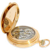Taschenuhr: Bedeutende Goldsavonnette mit 8 Komplikationen, ewigem Kalender und Minutenrepetition und schwerer dazugehöriger Uhrenkette, Audemars Piguet No.48540, gefertigt für Dürrstein Dresden um 1900 - фото 2