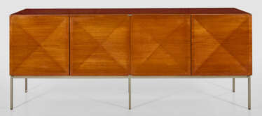 Großes Mid Century "Pointe de Diamant"-Sideboard