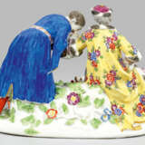 Meissen Figurengruppe "Der polnische Handkuss". - photo 2