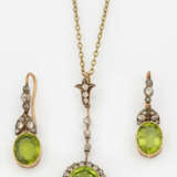 Peridot-Diamant-Parure - photo 1