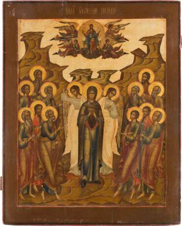 A MONUMENTAL ICON SHOWING THE ASCENSION - photo 1