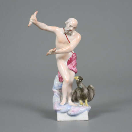 Miniaturfigur "Prometheus mit Adler" - 19. Jh., St - photo 1