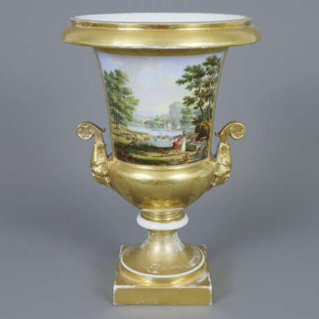 Porzellanvase in klassischer Kraterform - Frankrei - photo 1