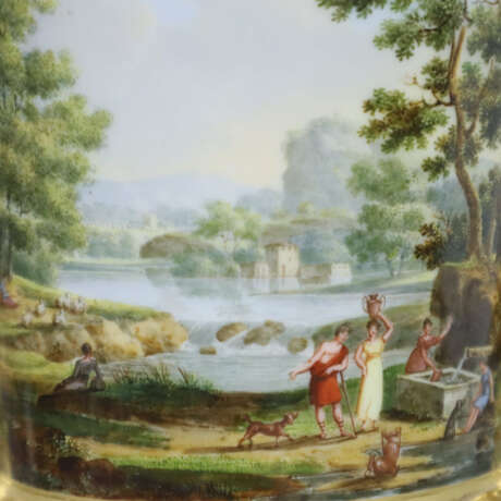 Porzellanvase in klassischer Kraterform - Frankrei - photo 3