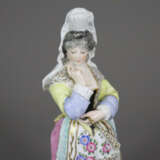 Porzellanfigur "Spanische Dame mit Fächer" - Edmé - photo 3