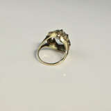 14K-Aquamarinring - Gelbgold 585/000, gestempelt, - фото 6