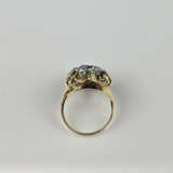 14K-Aquamarinring - Gelbgold 585/000, gestempelt, - photo 7