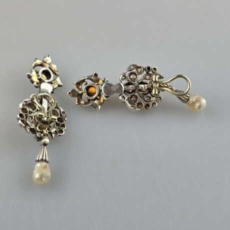 Diamantohrschmuck /Ohrclips - antike Schmuckelemen - photo 6