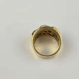 Massiver 18K-Diamantring - Gelbgold 750/000 (18K), - photo 4