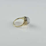 Goldring mit Mondstein - Gelbgold 585/000 (14K), p - photo 3