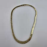 Elegantes 14K-Bandcollier - Gelbgold 585/000 (14), - фото 6