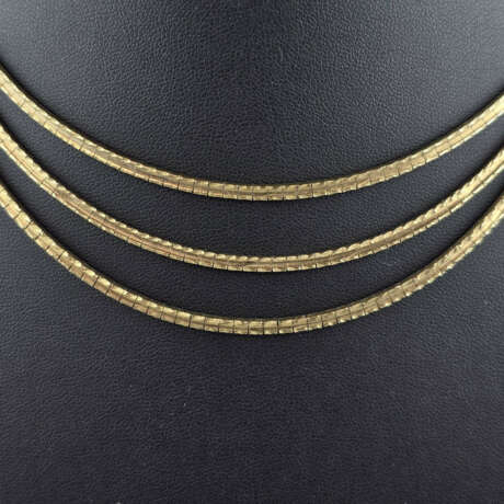 Goldcollier - Gelbgold 333/000 (8K) geprüft, satin - photo 2