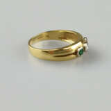 Goldring - Gelbgold 750/000 (18K), gestempelt, Bes - photo 3