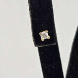 Ein Paar Diamant-Ohrstecker - Gold 750/000, 2 Labo - photo 2