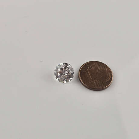 Loser Diamant von 3,00 ct. mit Lasersignatur - Lab - photo 2