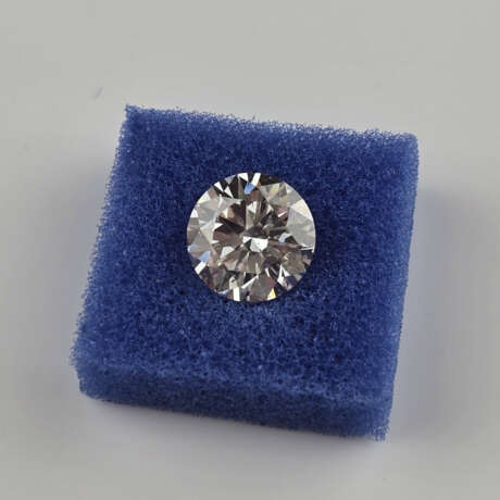 Loser Diamant von 5,00 ct. mit Lasersignatur - Lab - photo 1