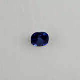 Loser Saphir von 7,18 ct.- synthetisch, intensives - Foto 3