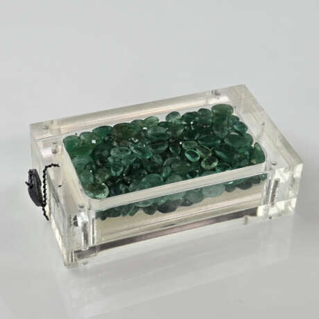 Sammler-/ Investment Box - Smaragde, ca.93,84 ct., - photo 1