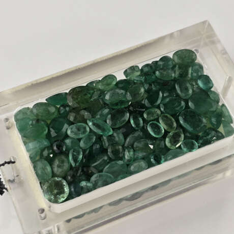 Sammler-/ Investment Box - Smaragde, ca.93,84 ct., - photo 2