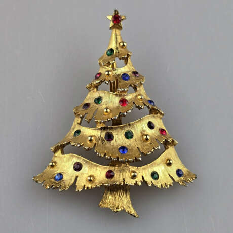 Vintage-"Christmas"-Brosche - JONETTE JEWELRY /USA - Foto 1