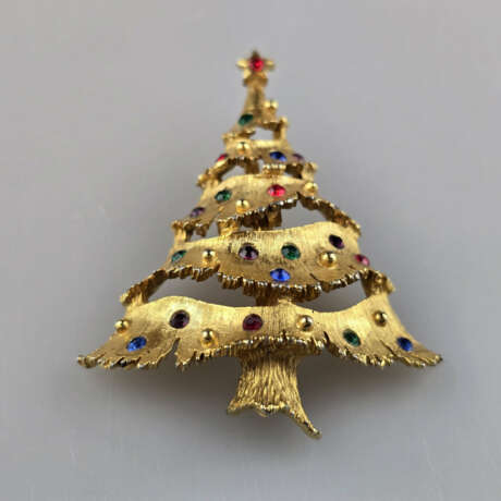 Vintage-"Christmas"-Brosche - JONETTE JEWELRY /USA - Foto 2