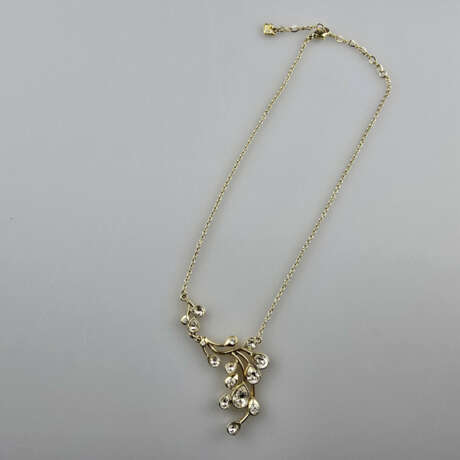 Vintage-Collier - SWAROVSKI, Metall vergoldet, Mit - photo 3