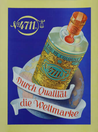 Werbeplakat "Eau de Cologne 4711" - Farblithografi - Foto 1