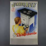 Drei Werbeplakate für Elektroherde "Junker&Ruh" - - photo 3