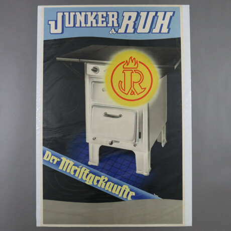 Drei Werbeplakate für Elektroherde "Junker&Ruh" - - photo 4