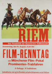 Hohlwein, Ludwig - Plakat "Riem. Film-Renntag mit