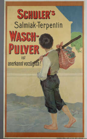 Werbeplakat - "Schuler's Salmiak-Terpentin Waschpu - Foto 1