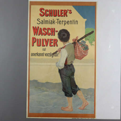 Werbeplakat - "Schuler's Salmiak-Terpentin Waschpu - Foto 4