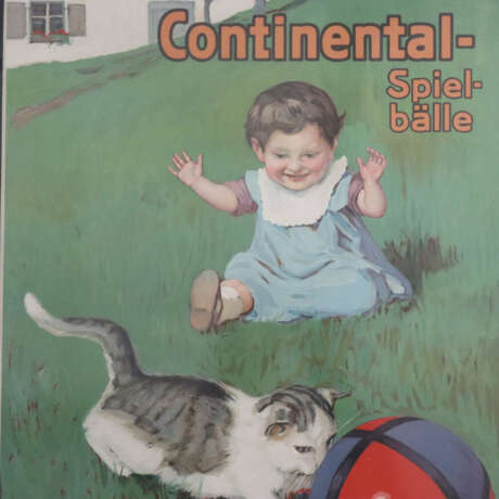 Werbeplakat - "Continental Spielbälle", Farblithog - photo 2