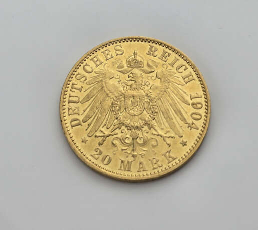 Goldmünze 20 Mark 1904 - Deutsches Kaiserreich, Wi - photo 2