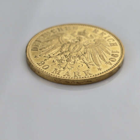 Goldmünze 20 Mark 1904 - Deutsches Kaiserreich, Wi - photo 3