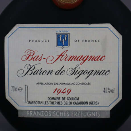 Armagnac - Baron de Sigognac, 1949, Domain de Coul - photo 3