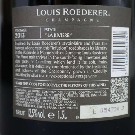 Champagner - Roederer Brut Rosé Jahrgang 2013, Fra - photo 5