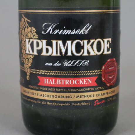 Sektkonvolut - 2 Flaschen, KRIM Sekt aus der UDSSR - photo 3