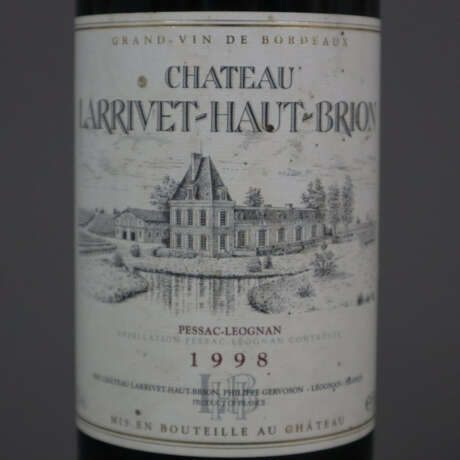 Weinkonvolut - 5 Flaschen 1998 Chateau Larrivet Ha - Foto 4