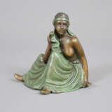 Erotische Figur "Sitzende Odaliske / Nubierin" - W - photo 1